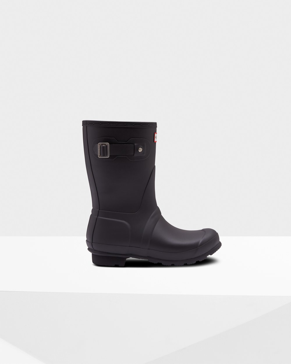 Hunter Original Insulated For Women - Short Rain Boots Black | India QVERJ0231